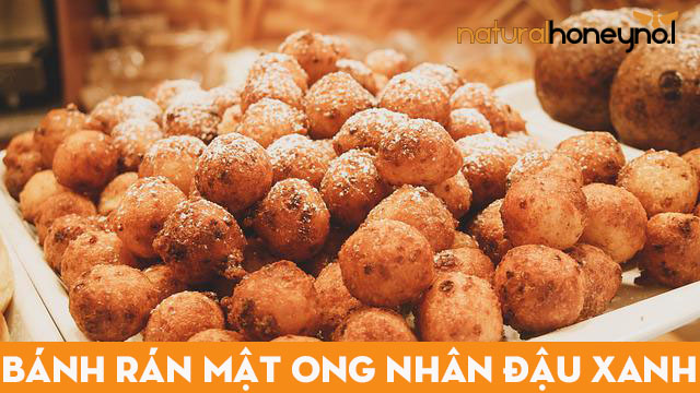 Bánh Rán Mật Ong Nhân Đậu Xanh Dừa Thơm Ngon, Đậm Đà Hương Vị